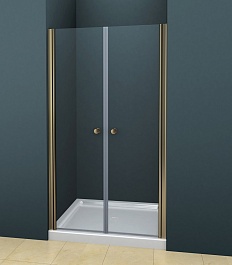 Cezares Душевая дверь в нишу ROYAL PALACE-B-2-135-C-Br – фотография-1